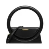 Jacquemus Le Sac Rond Smooth Leather Handbag Black