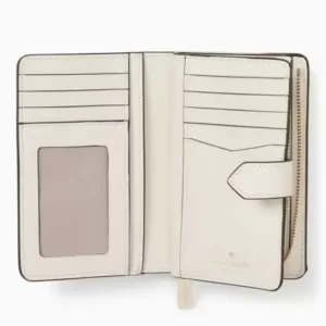 Kate Spade Staci Garden Bouquet Boxed Medium Compartment Wallet Cream Multi