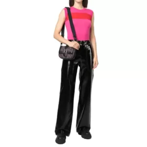 K/Saddle Pink Monogram Small Crossbody Bag Pink Multi