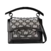 Karl Lagerfeld K/ Seven Monogram Jacquard Small Shoulder Bag Multi