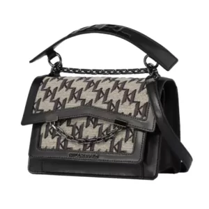 Karl Lagerfeld K/ Seven Monogram Jacquard Small Shoulder Bag Multi