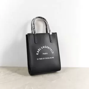 Karl Lagerfeld RSG Leather Crossbody Bag Black