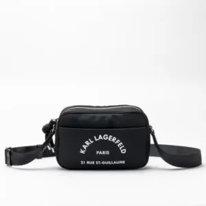 Karl Lagerfeld Rue St-Guillaume Nylon Camera Bag Black