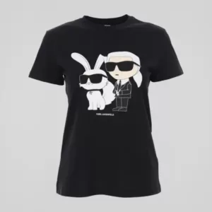 Karl Lagerfeld Year of The Rabbit T-Shirt Black