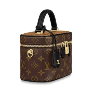 Louis Vuitton Vanity PM Monogram Canvas Handbag Tan