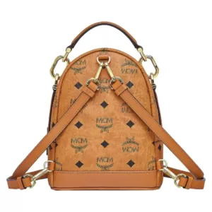 X-Mini Tracy Backpack in Visetos Cognac