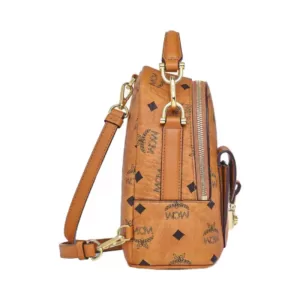 X-Mini Tracy Backpack in Visetos Cognac