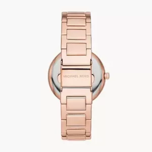 Michael Kors Rose Gold-Tone Watch and Bracelet Gift Set