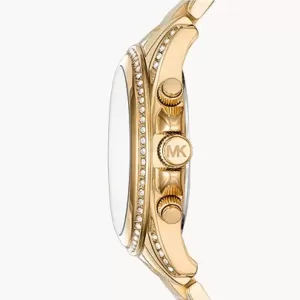 Michael Kors Blair Chronograph Gold-Tone Steel Watch