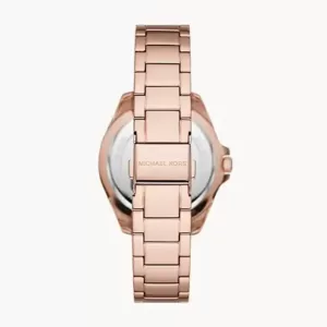 Michael Kors Kacie Three-Hand Rose Gold-Tone Stainless Steel Watch MK6930