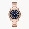 Michael Kors Kacie Three-Hand Rose Gold-Tone Stainless Steel Watch MK6930