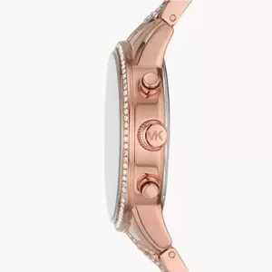 Ritz Chronograph Rose Gold-Tone Stainless Steel Watch