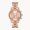Ritz Chronograph Rose Gold-Tone Stainless Steel Watch