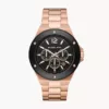 Michael Kors Lennox Chronograph Rose Gold-Tone Stainless Steel Watch