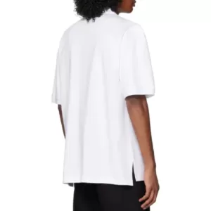 Moschino Double Smiley Oversized Polo Shirt White Men