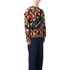 Palm Angels Logo Nylon Bumbag Black