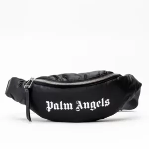 Palm Angels Logo Nylon Bumbag Black