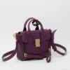 Phillip Lim Mini Pashli Satchel Bag Shiny Calfskin Leather Sangria Ghw