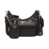 Prada Re-Edition 2005 Nappa Soft Leather Bag Black