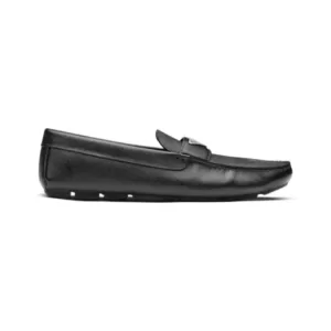 Prada Triangle Logo Loafers Black Shw