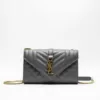 saint laurent Envelope Small Shoulder Bag Storm Ghw