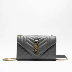 saint laurent Envelope Small Shoulder Bag Storm Ghw