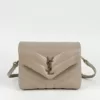 Saint Laurent Loulou Toy Y-Quilted Bag Dark Beige Ghw