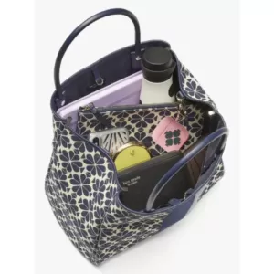 Spade Flower Jacquard Stripe Everything Medium Tote