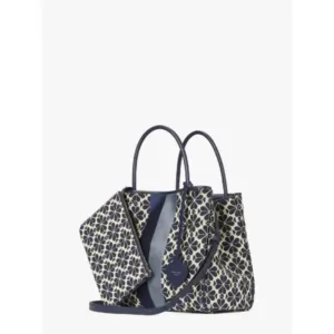 Spade Flower Jacquard Stripe Everything Medium Tote
