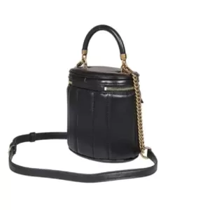 Tory Burch Kira Vanity Case Bag Black Ghw