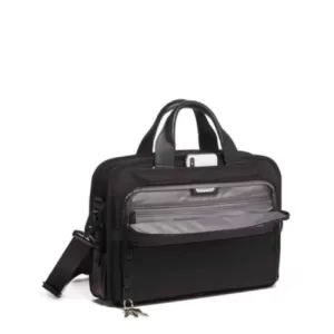 Tumi Alpha 3 Triple Compartment Briefcase Black