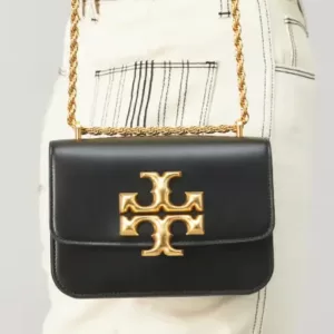 Tory Burch Eleanor Small Convertible Shoulder Bag Black