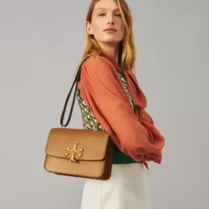 Tory Burch Eleanor Medium Convertible Shoulder Bag Moose