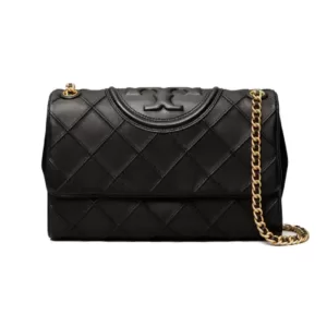 Tory Burch Fleming Soft Convertible Shoulder Bag Black Ghw