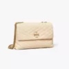 Tory Burch Kira Chevron Convertible Shoulder Bag New Cream