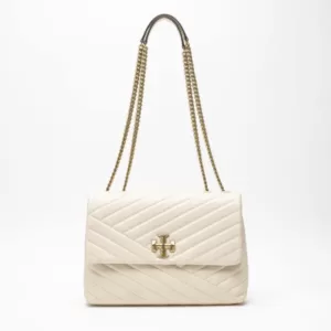 Tory Burch Kira Chevron Convertible Shoulder Bag New Cream