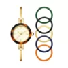 Tory Burch TBW2100 Gigi Bangle Gold-Tone Stainless Steel Watch