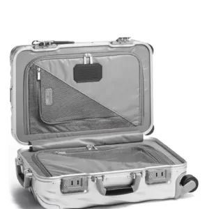 Tumi 19 Degree Alumunium International Carry-On Luggage Matta Silver