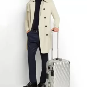 Tumi 19 Degree Alumunium International Carry-On Luggage Matta Silver