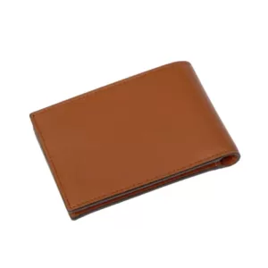 Valentino Garavani Vlogo Bifold Wallet Calf Brown Ghw