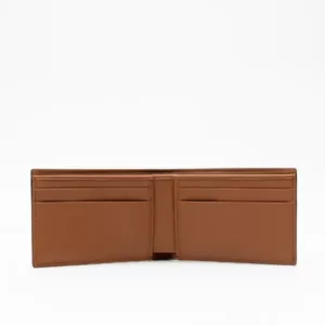 Valentino Garavani Vlogo Bifold Wallet Calf Brown Ghw
