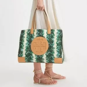 Tory Burch Ella Printed Tote Rayure Fleurie