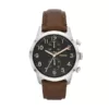 Fossil Townsman Chronograph Leather Strap Brown