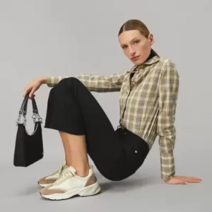 Tory Burch Good Luck Trainer White / New Ivory / Cerbiatto