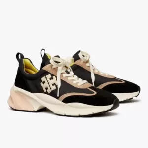 Tory Burch Good Luck Trainer Black / Cream