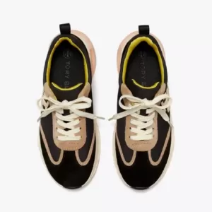 Tory Burch Good Luck Trainer Black / Cream
