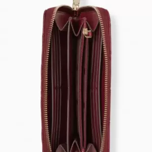 Kate Spade Natalia Large Continental Wallet Blackberry