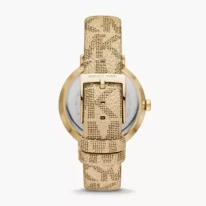 Michael Kors Addyson Quartz Gold Dial Ladies Watch
