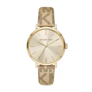 Michael Kors Addyson Quartz Gold Dial Ladies Watch