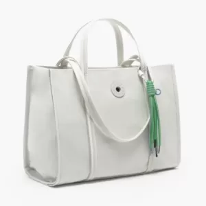 Tas Wanita Asli Bimba Y Lola L Gray Nylon Shopper Bag